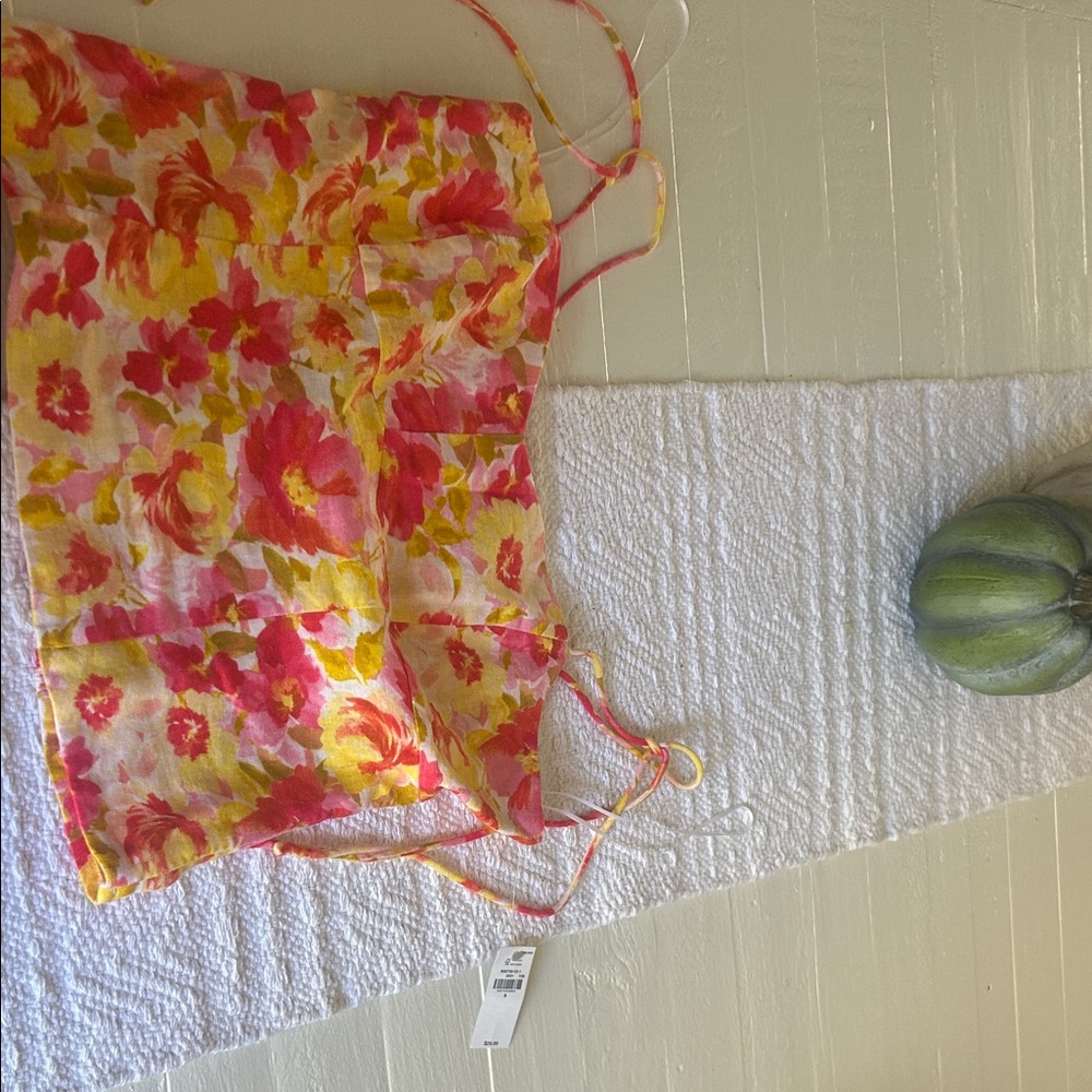 Old Navy Floral Tank Top - Pink, Yellow, White